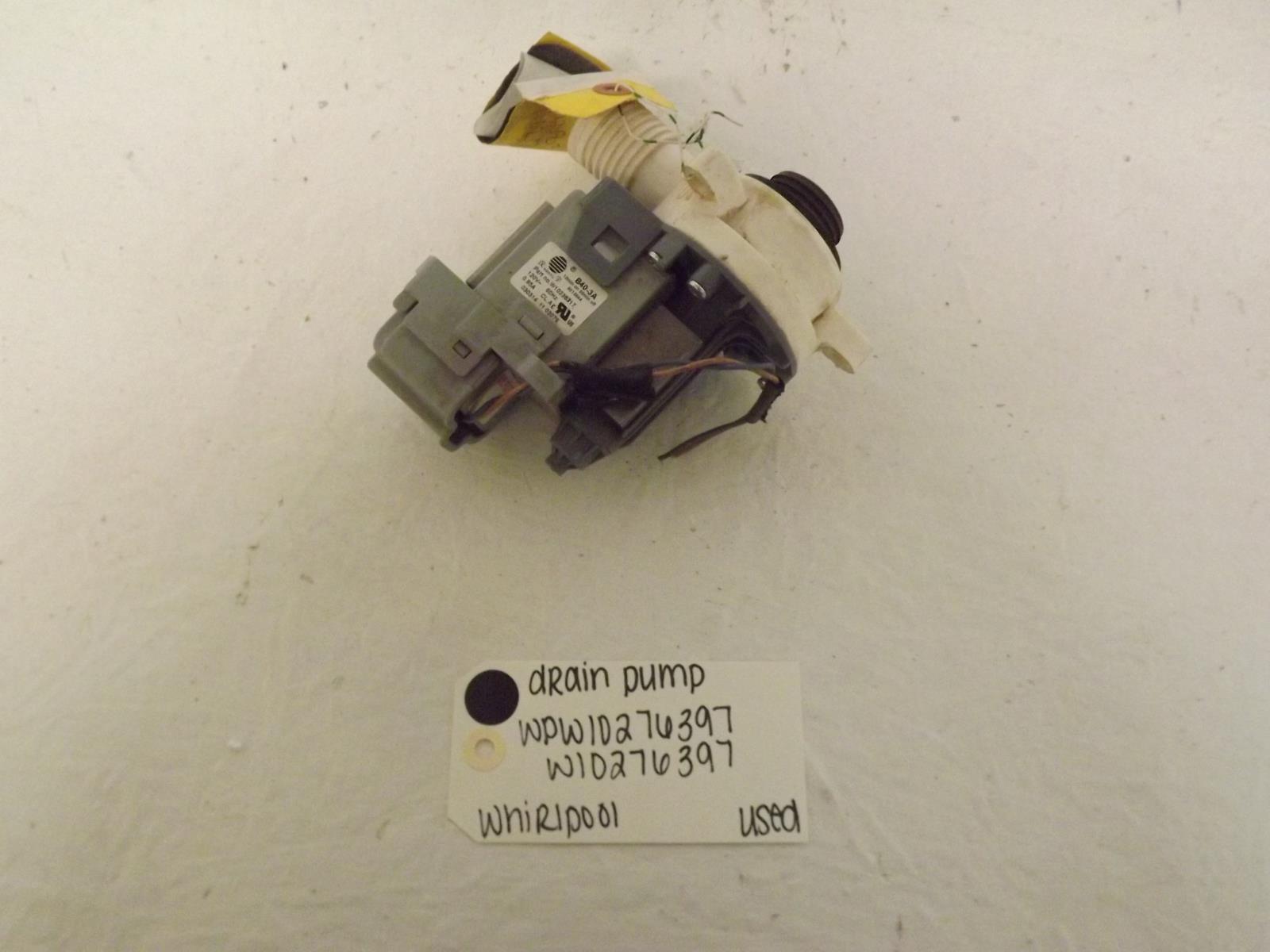 Whirlpool Washer WPW10276397 W10276397 Drain Pump Used Whirlpool Washer WPW10276397 W10276397 Drain Pump Used